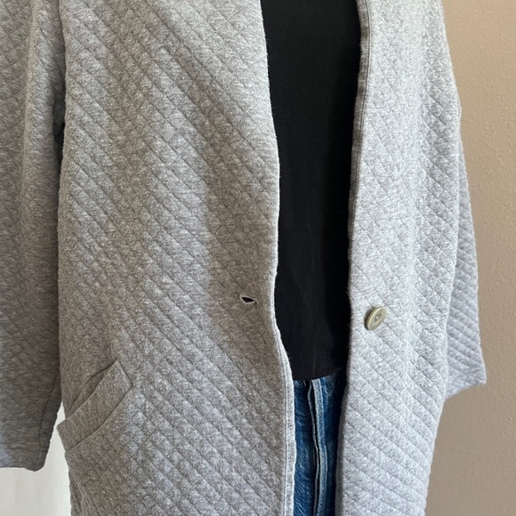 Eileen Fisher Quilted Long Cardigan - Picture 3 of 4